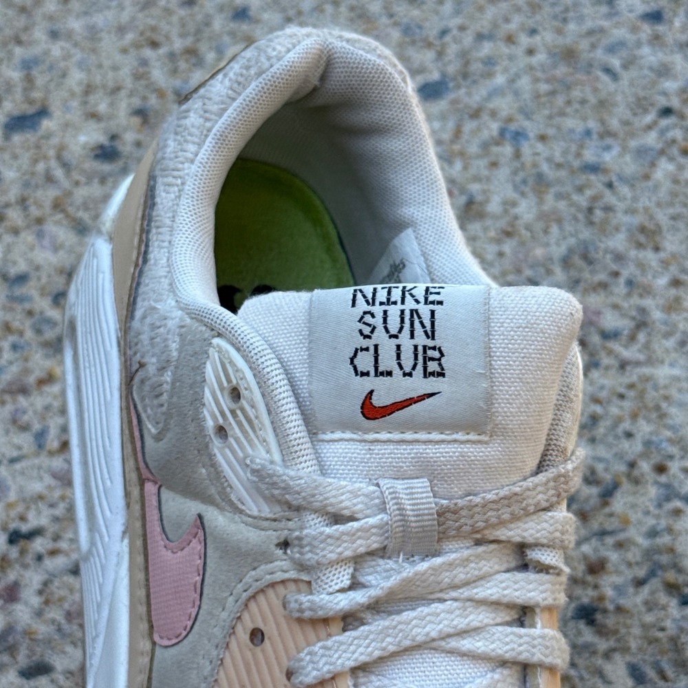 Nike Air Max 90 Sun Club Arctic Orange Sanded Gold Womens 10 DQ4016-100 Sneaker - Picture 6 of 12